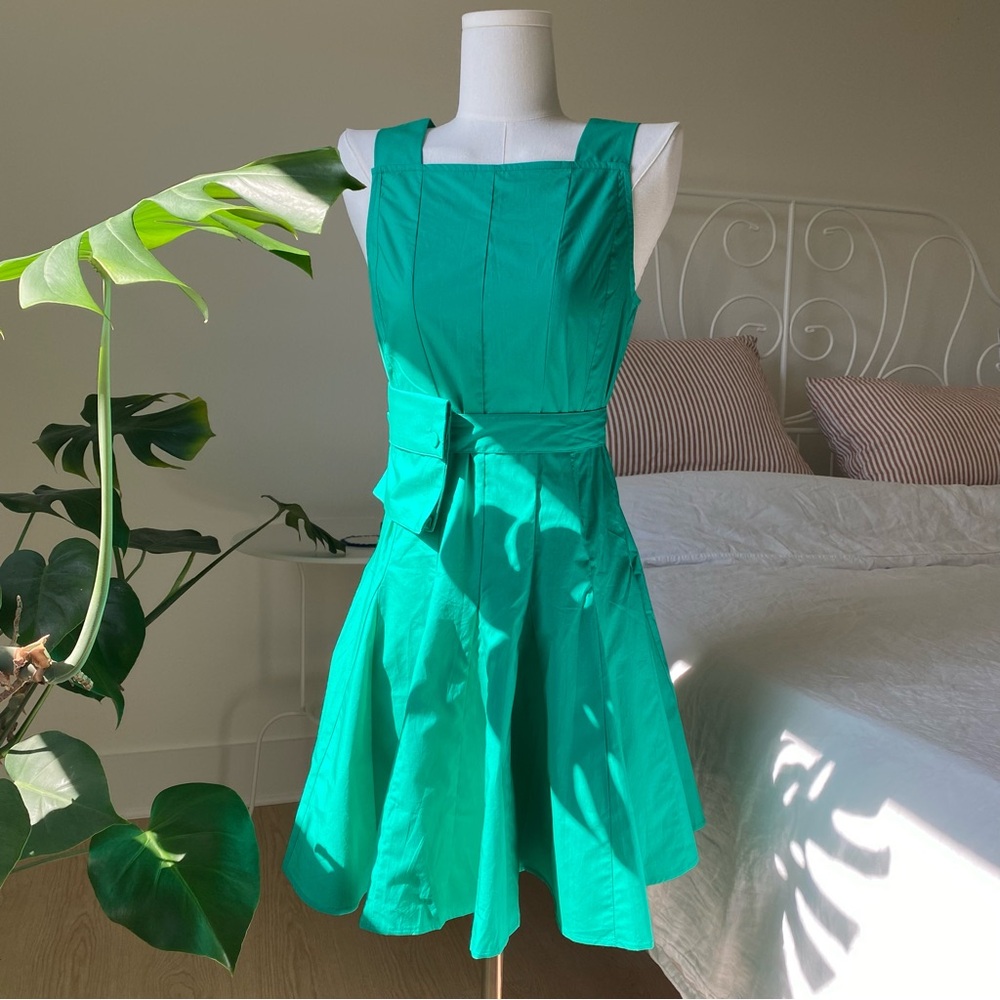 NWT Banana Republic Cotton Poplin Mini Dress With Belt Bag SIze XXS - Picture 4 of 15